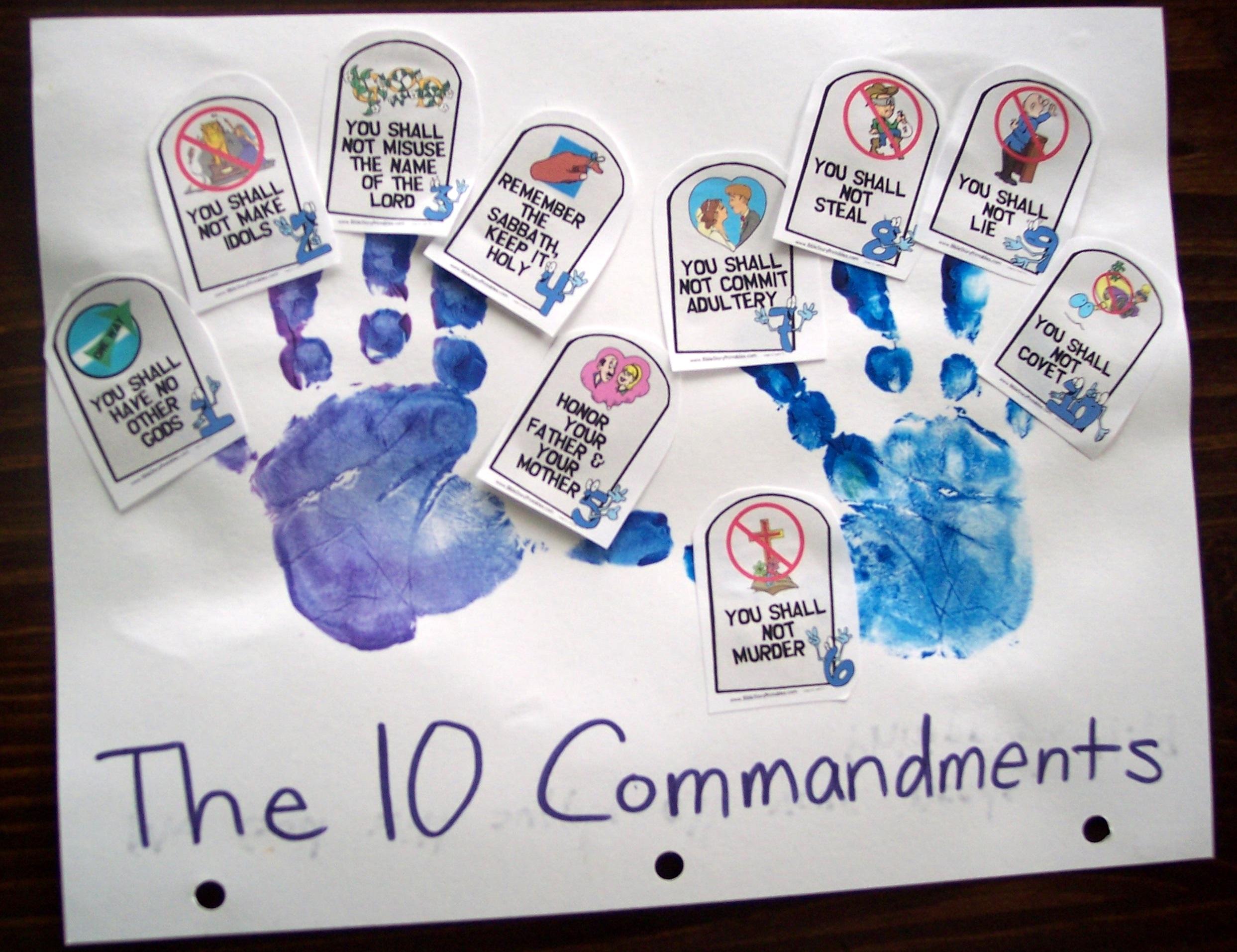 Ten Commandments Felt Board Story 